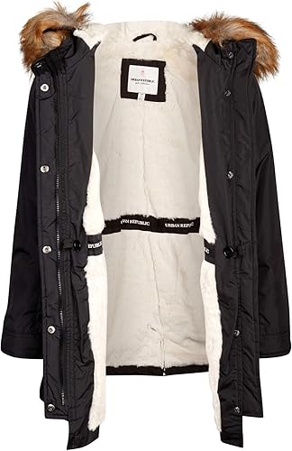 Miniatura 2 de URBAN REPUBLIC Abrigo de invierno para niñas, chaqueta Anorak pesada con forro Sherpa (4-16)