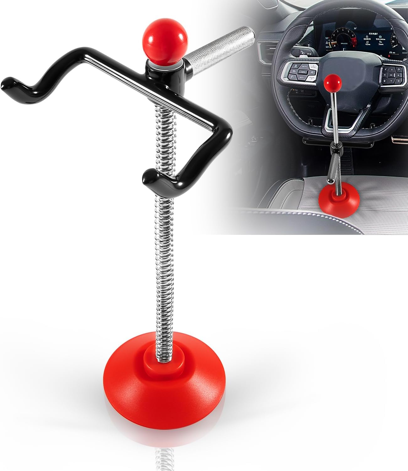 Steering Wheel Holder Alignment, Adjustable Steering Wheel Lock Tool -Car, Truck & Van, Precise Alignment, Efficient Tool