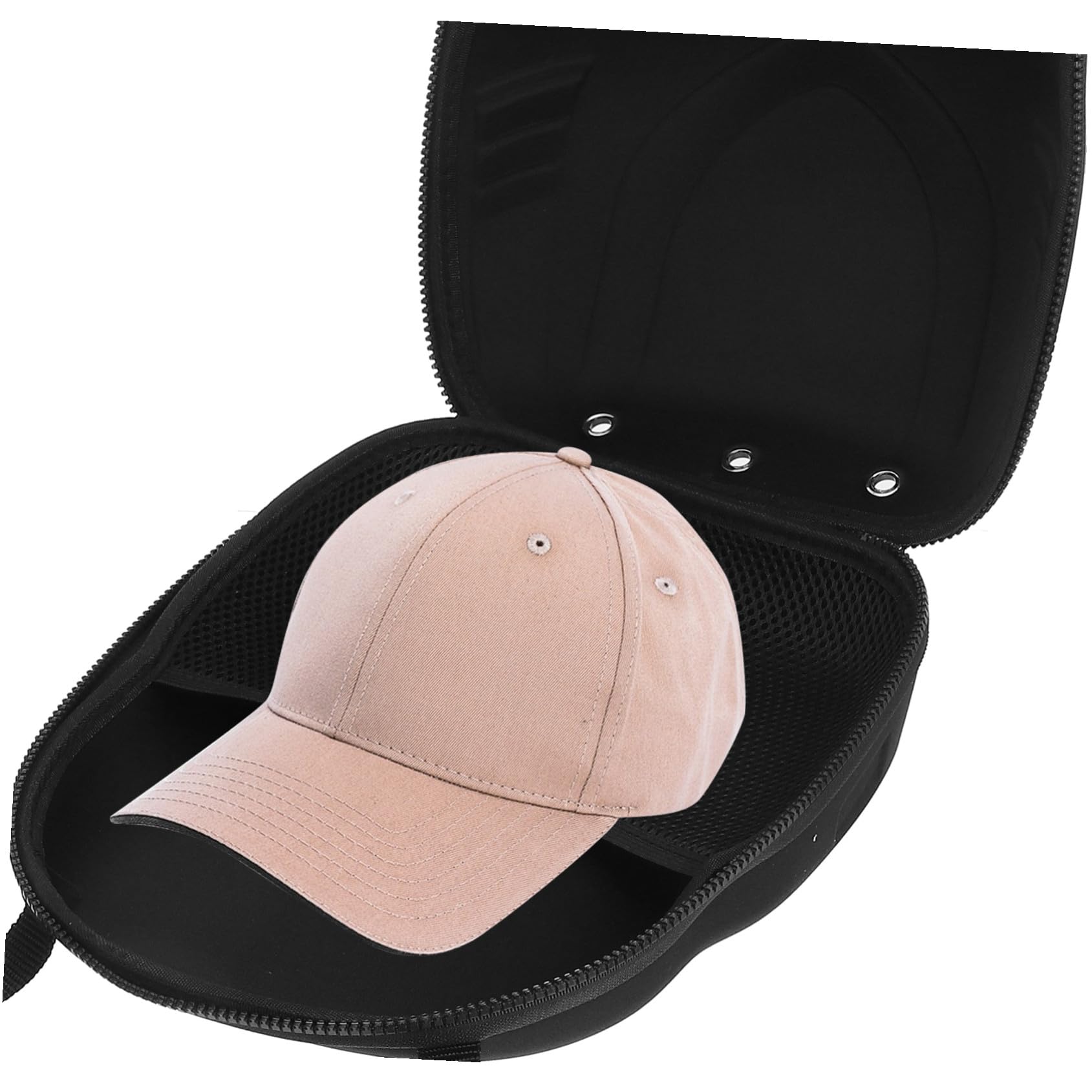 Toyvian Estuche Rígido Para Gorras De Béisbol, 30x23x10 Cm, Resistente y Compacto, Material Duradero, Compatible Mayorías De Gorras, Adecuado Para Viaje y Transporte Portátil