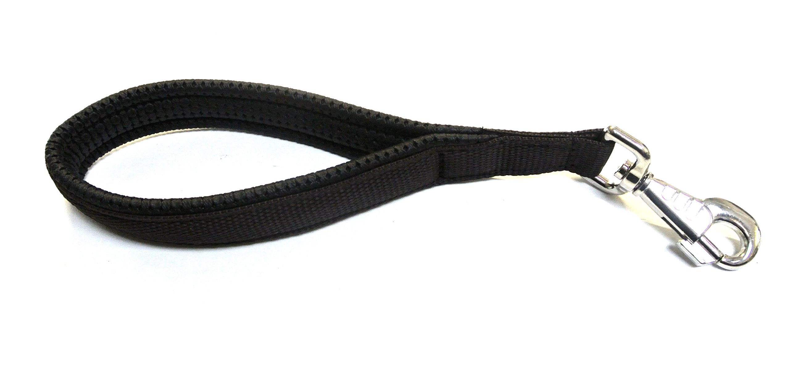 13" Short Close Control/Traffic Control Dog Lead With Padded Handle For Comfort In (Brown) โ image 1