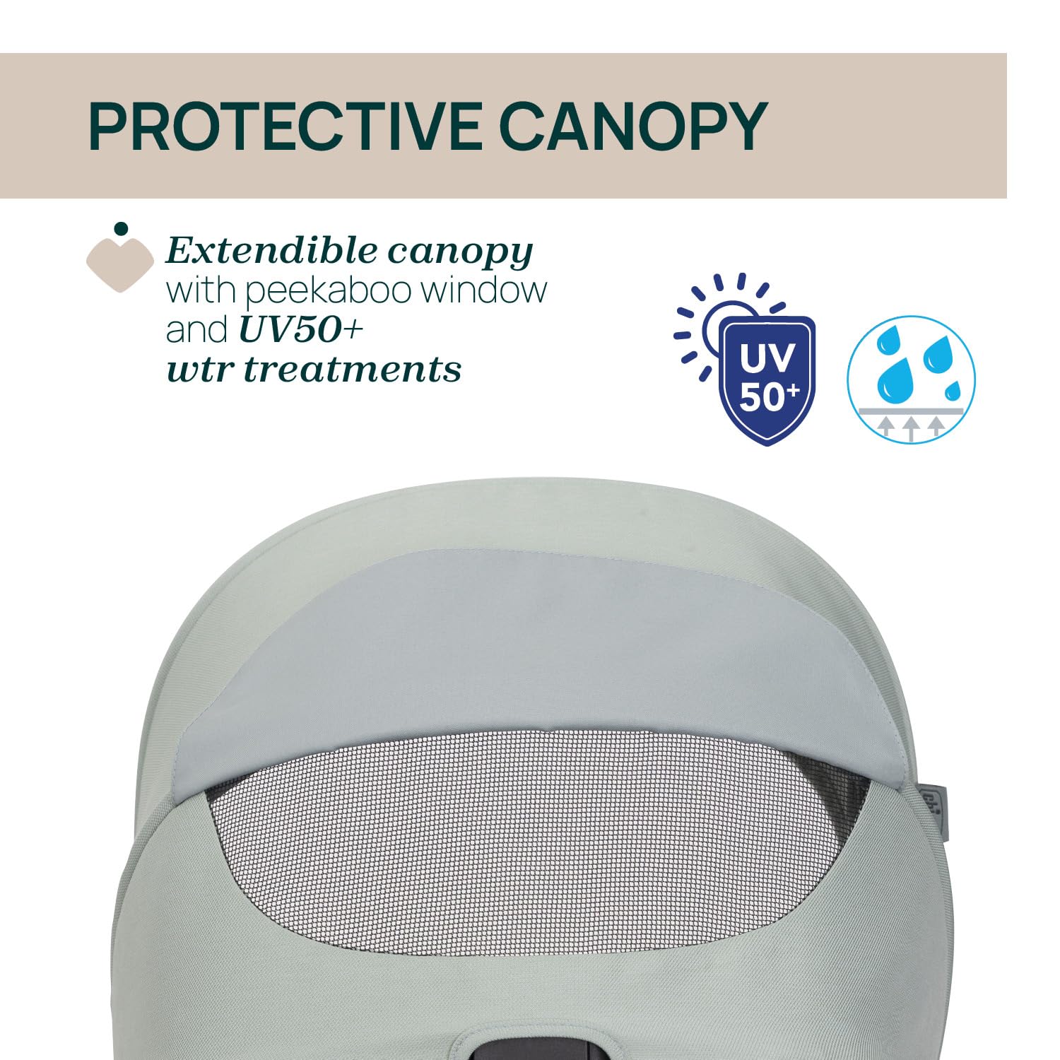 Chicco Poussette Seety, Poussette Légère et Compacte de 0 Mois à 4 Ans, Charge Max 22 kg, Poussette Pliable, Dossier Réglable, Fermeture Automatique en 1 Geste, Canopy Pare-Soleil et Habillage Pluie