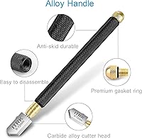 Vista 6 de Cortador de vidrio de 2 mm a 20 mm y aceite para corte de vidrio, herramienta de corte de vidrio mejorada con alimentación automática de aceite