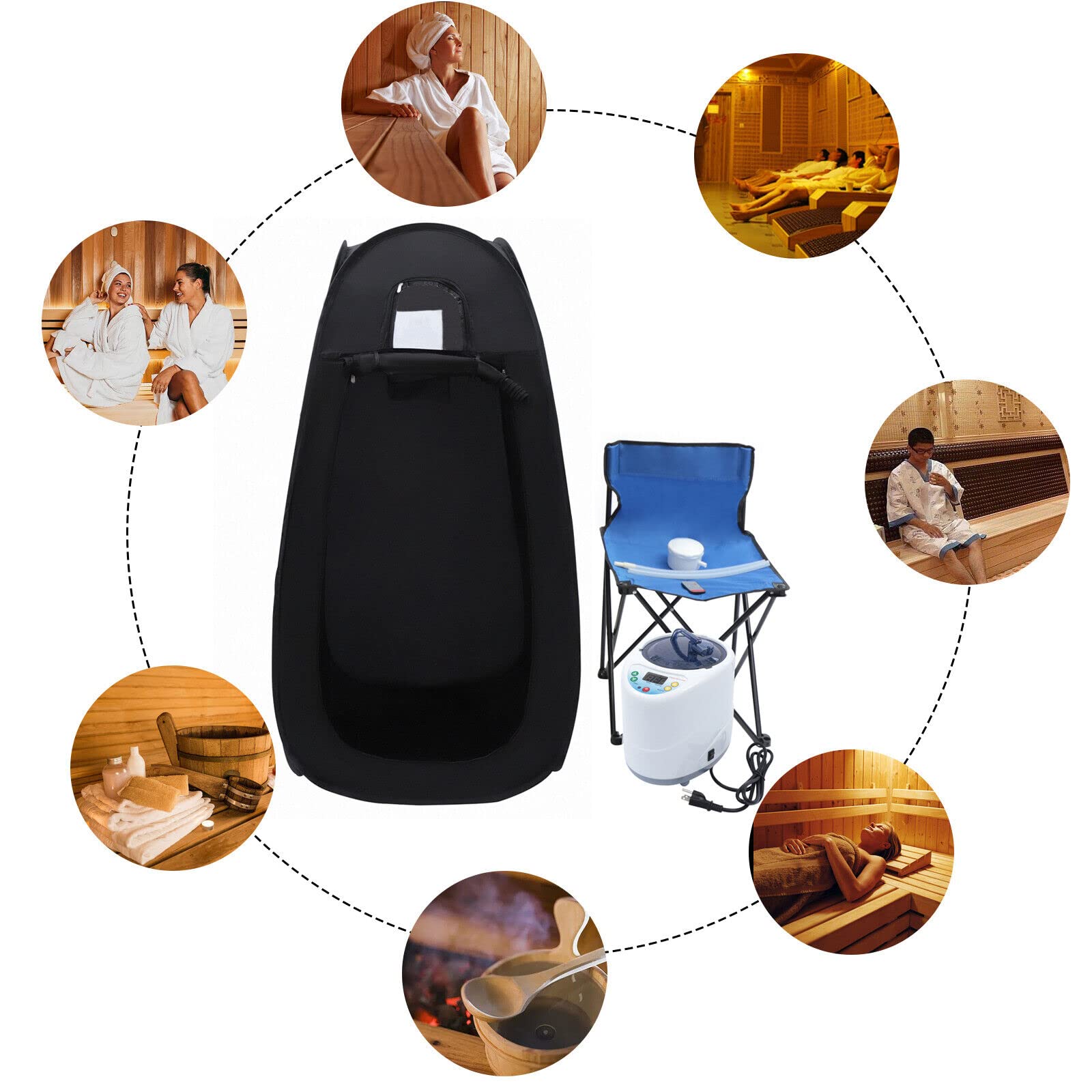 Harvia KIP-60B Sauna Heater with Built-in Controls (Includes Sauna Stones)