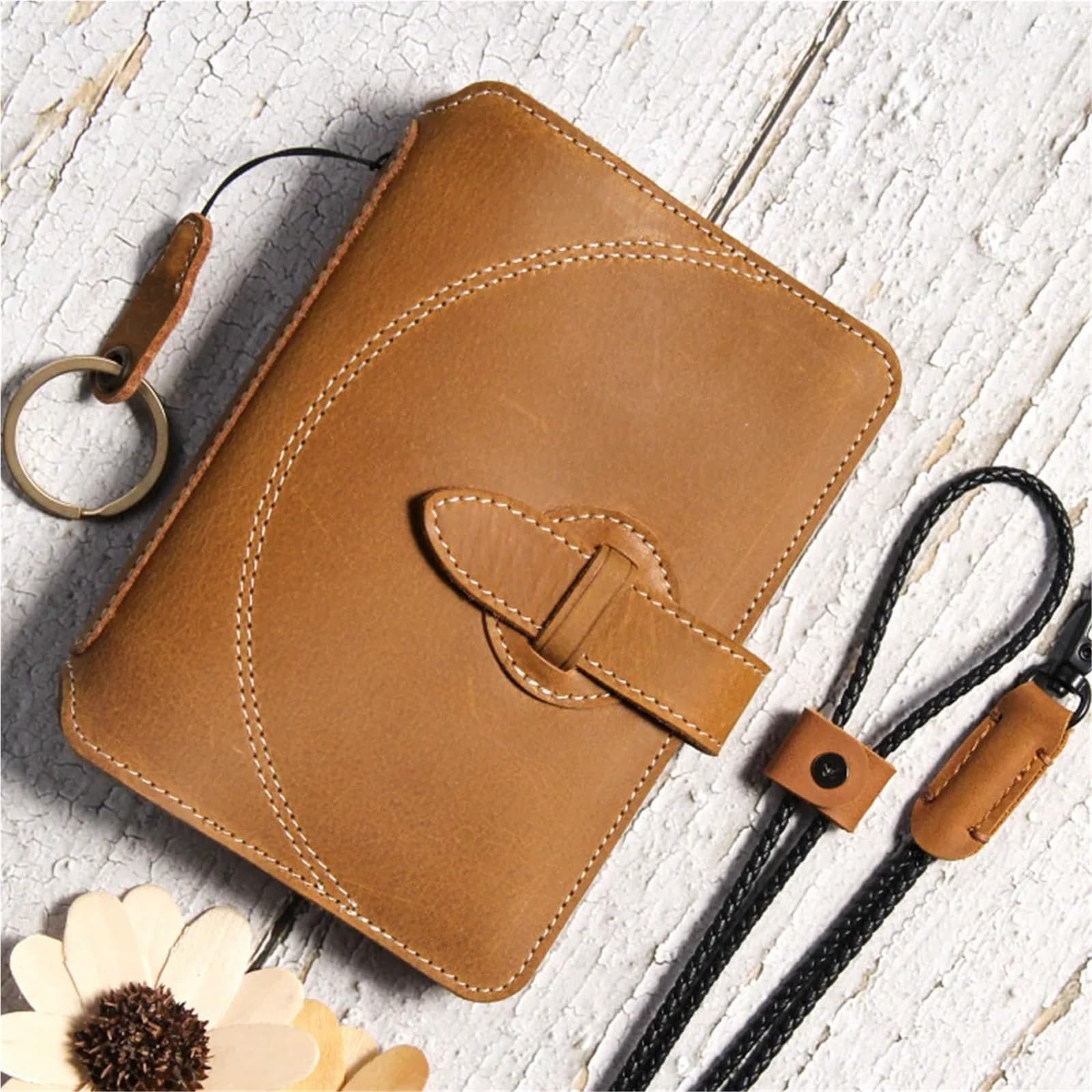 Funda for Pasaporte, Organizador de Viaje Cuero con Cierre Seguridad y Doble Capacidad for para Pasaporte