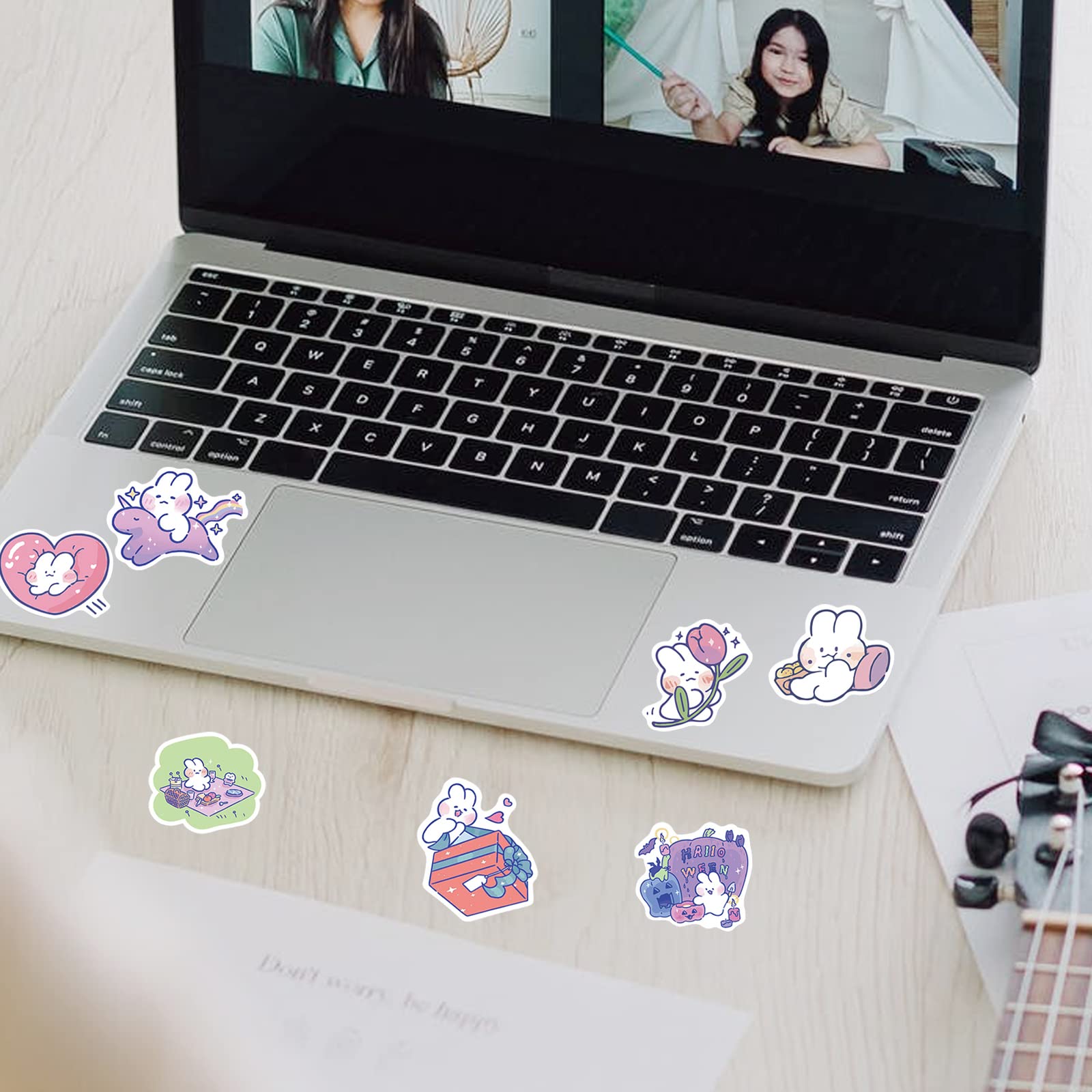 Amazon.com: 50Pieces Kawaii Rabbit Stickers for Kids Cute