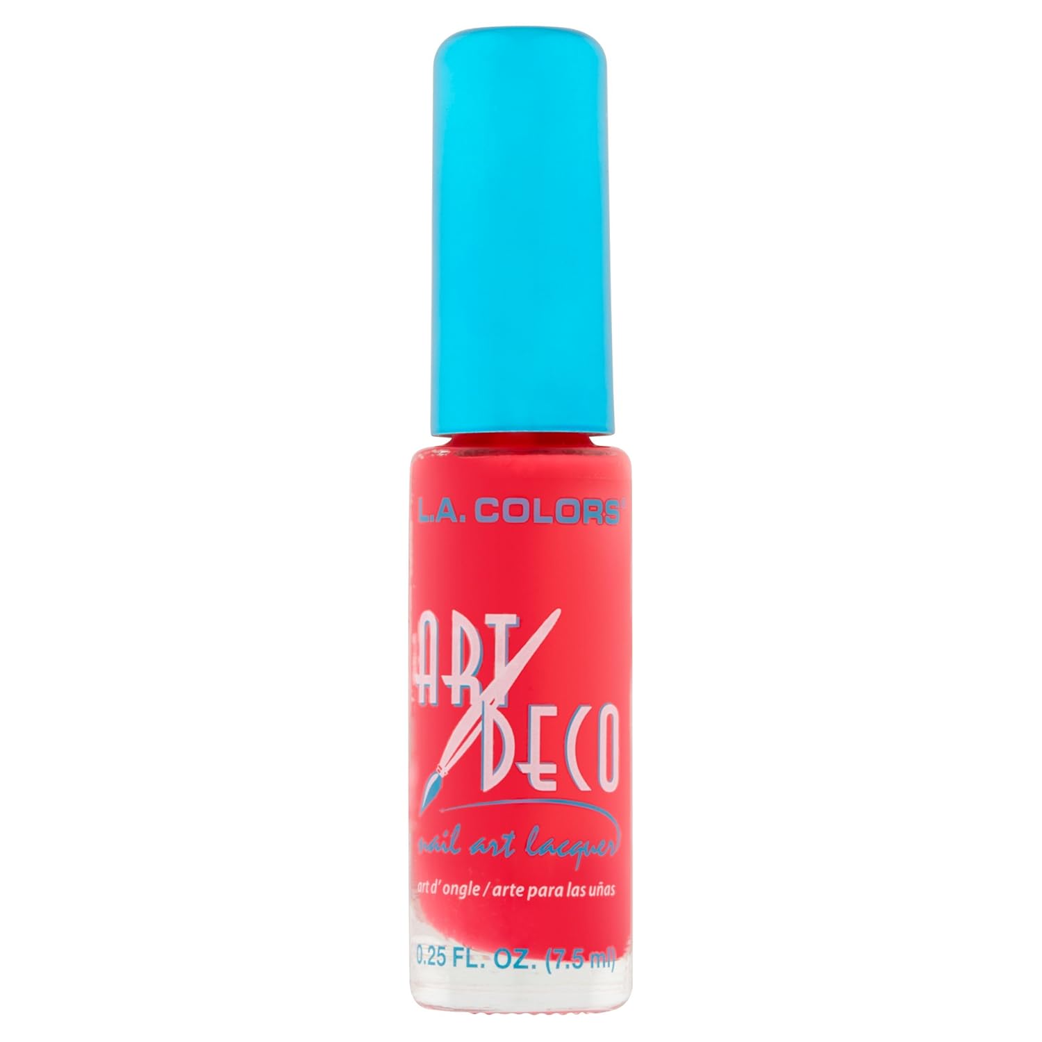 L.A. Colors Art Deco Nail Art 927 Poppin' Pink Nail Polish Beauty & Personal Care