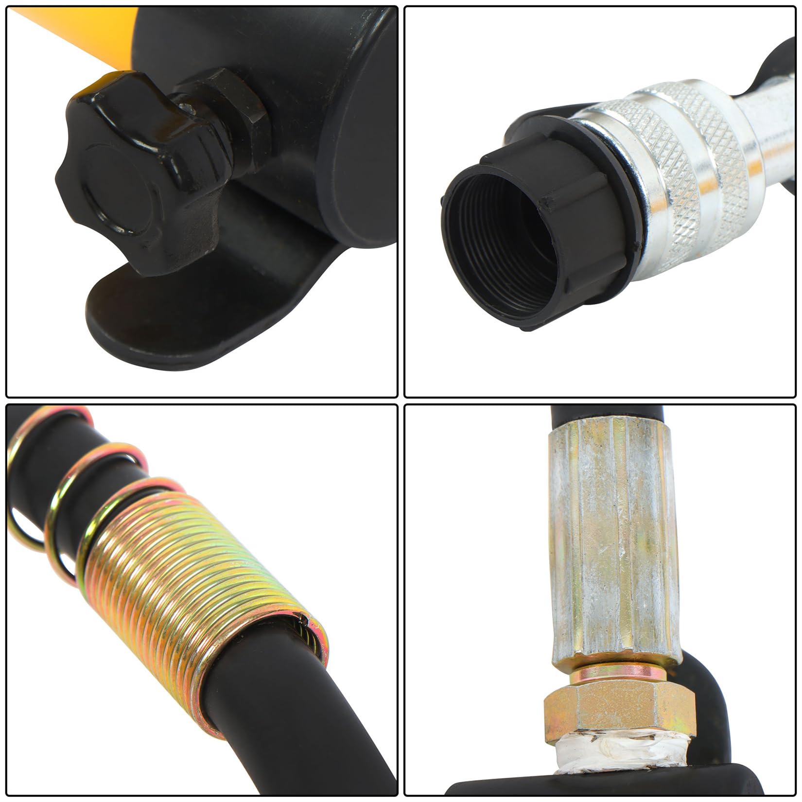 findmall Kit di punzonatura idraulica da 15 tonnellate, set di tagliapasta per condotti elettrici da 1/2 a 10 pollici, con 10 matrici, strumento professionale per punzonatura resistente per pannelli