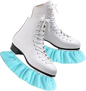 Cuayaes Ice Skate Guards,Soft Ice Skate Blade Covers,Figure Skate Guards Youth Hockey Skate Guards,Elastic Figure Skating Soakers Blades Protector Cover for Girls Boys