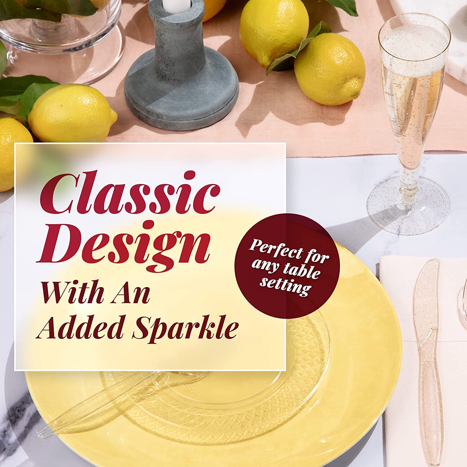 54 Bicchieri Champagne In Plastica Con Glitter Argento - 150 Ml, Riutilizzabili, Per Feste - Foto 5