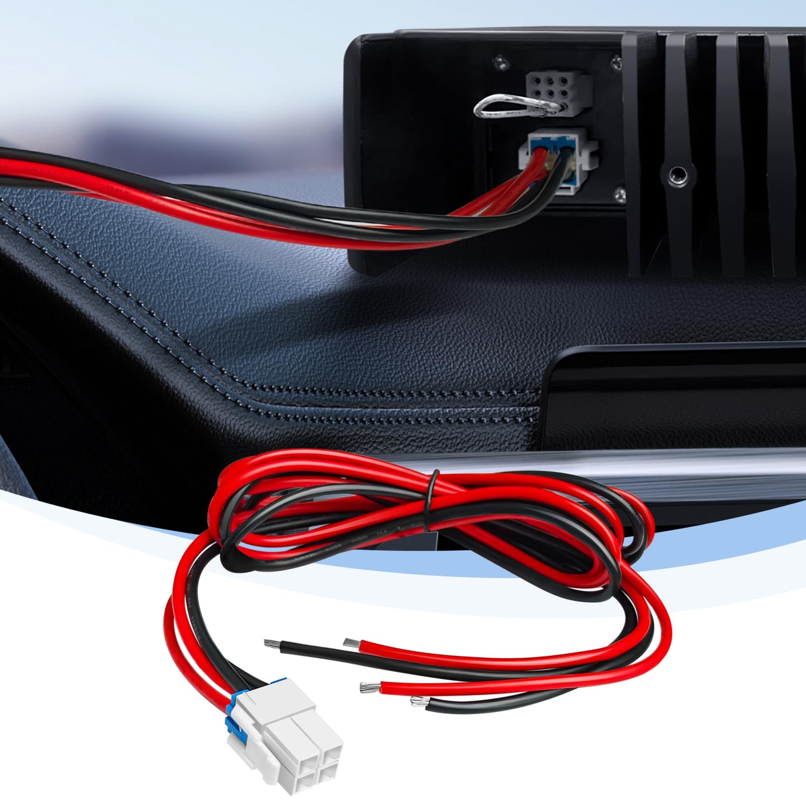 Per KENWOOD-CAVO DI ALIMENTAZIONE DC KCT-23M4 KCT-23M2 TK