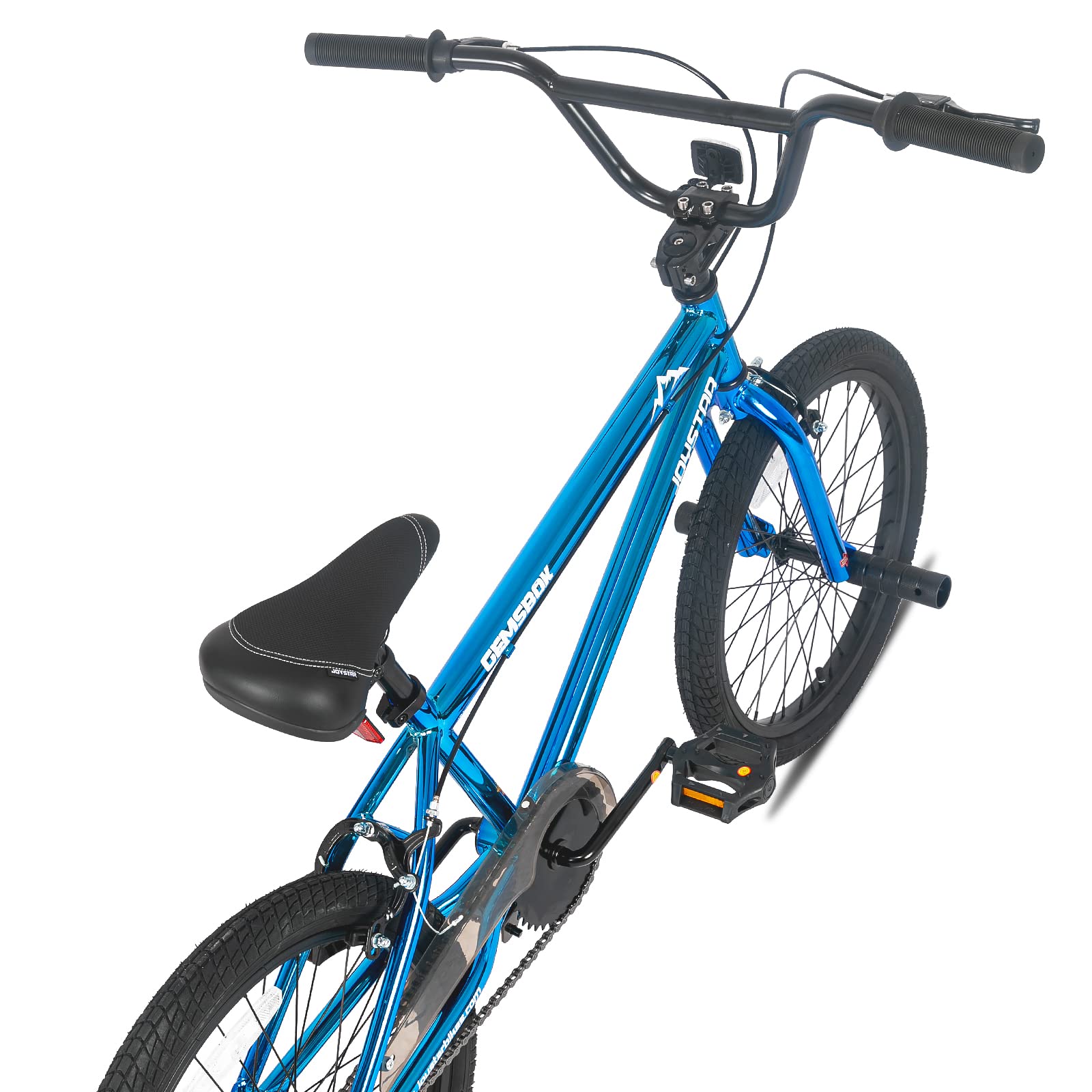 JOYSTAR Bicicletta BMX 20 da 24 pollici per bambini e bambine dai 7 ai 12 anni | Bicicletta freestyle per principianti con due freni a mano e 2 pegs