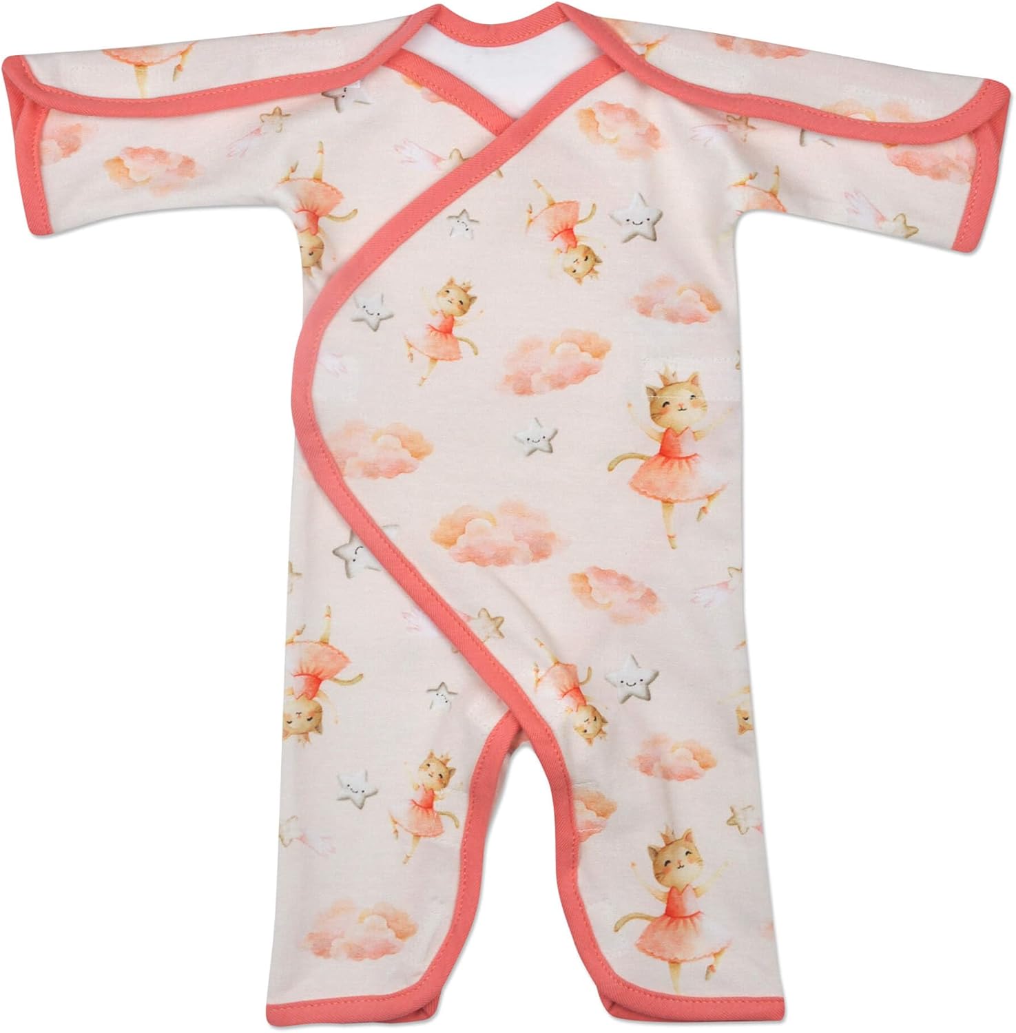 Boys & Girls Long-Sleeve NIC-Jumpsuit - NICU Friendly