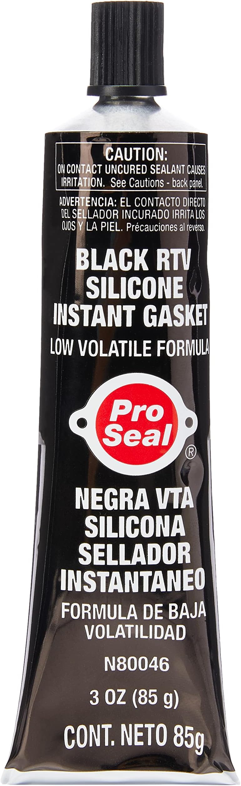 ProSeal 80046 Silicone Instant Gasket, Black