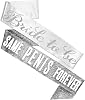 Bride to Be & Bridal Party REAL CRYSTAL RHINESTONE & BRIDAL GRADE SATIN Sashes - Bridal Shower Bachelorette Supplies & Gifts