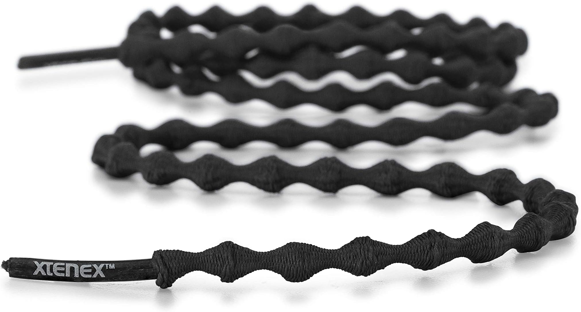 XH200 Series Elastic Running Shoe Laces - Patented Tapered Knot Design, Moderate Fit