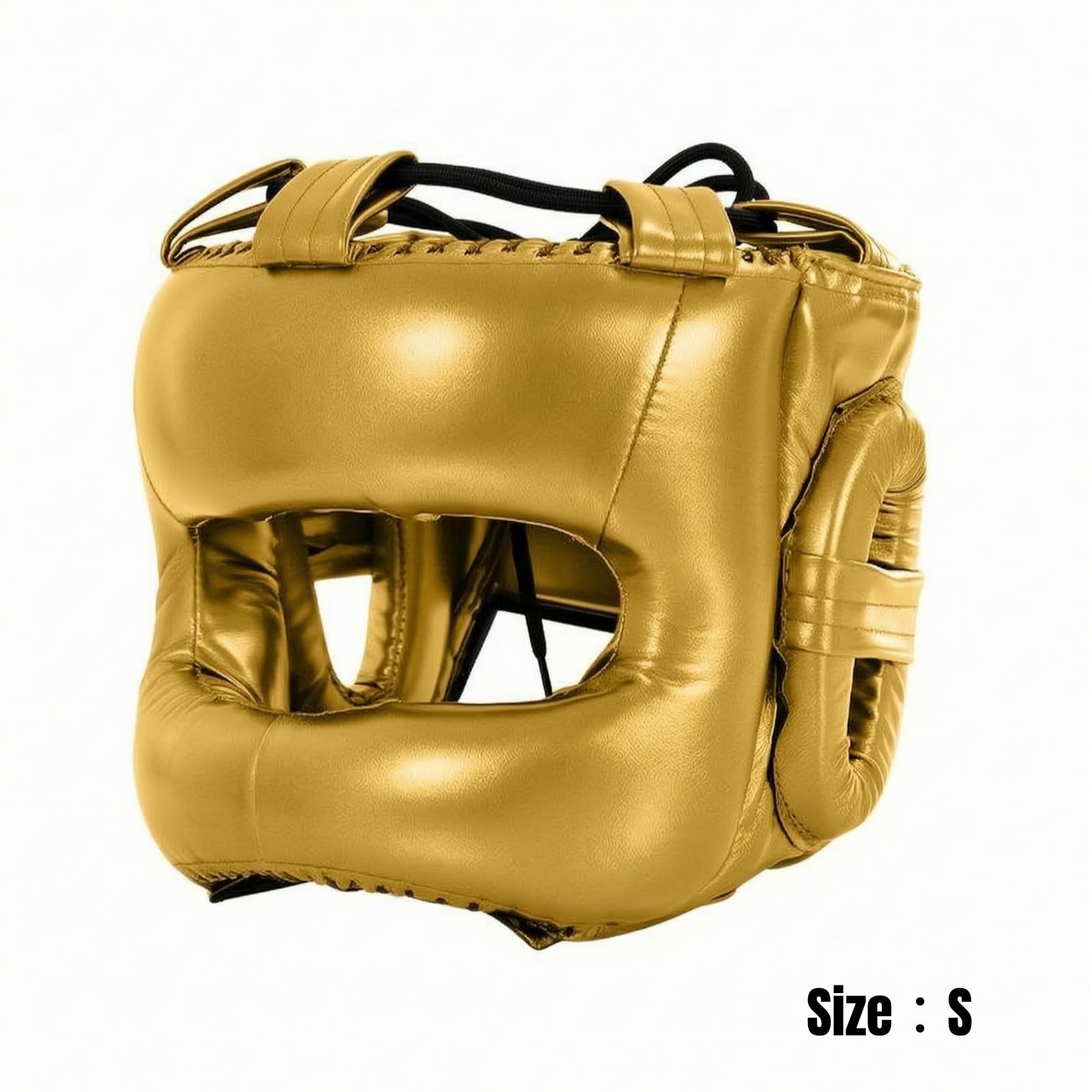 harayaa Casco da Copricapo Protettivo Paracolpi Elmetto Allenamento Design Avvolgente con Copertura Orecchie Stabilizzazione con Fasce Superiori Chiara Del