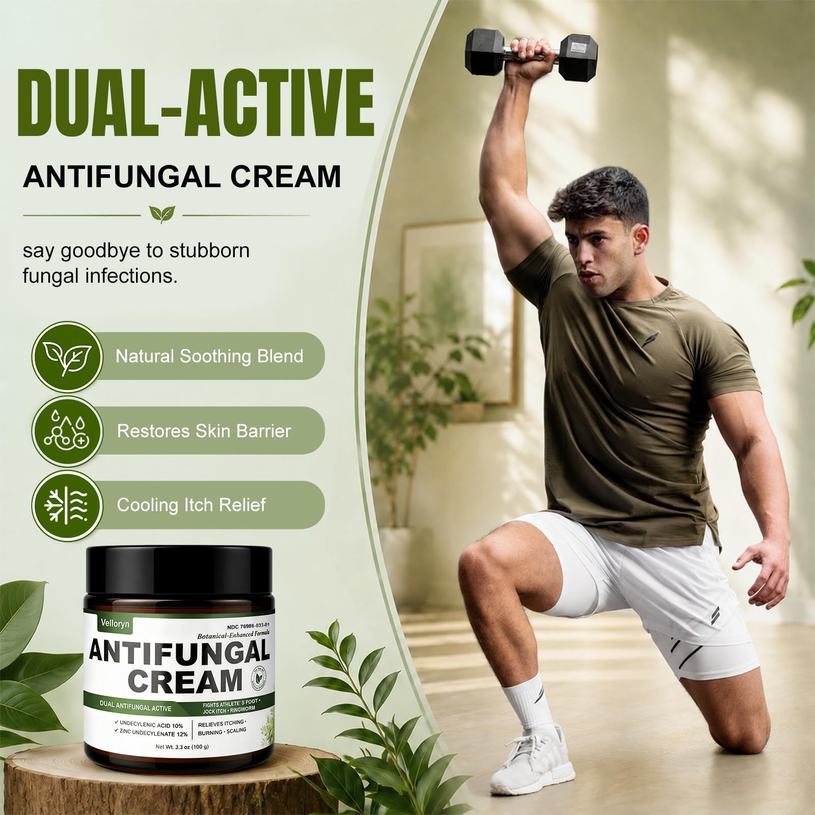 Antifungal Cream, Athlete's Foot, Jock Itch & Ringworm - 3.3oz — Amazon image 6