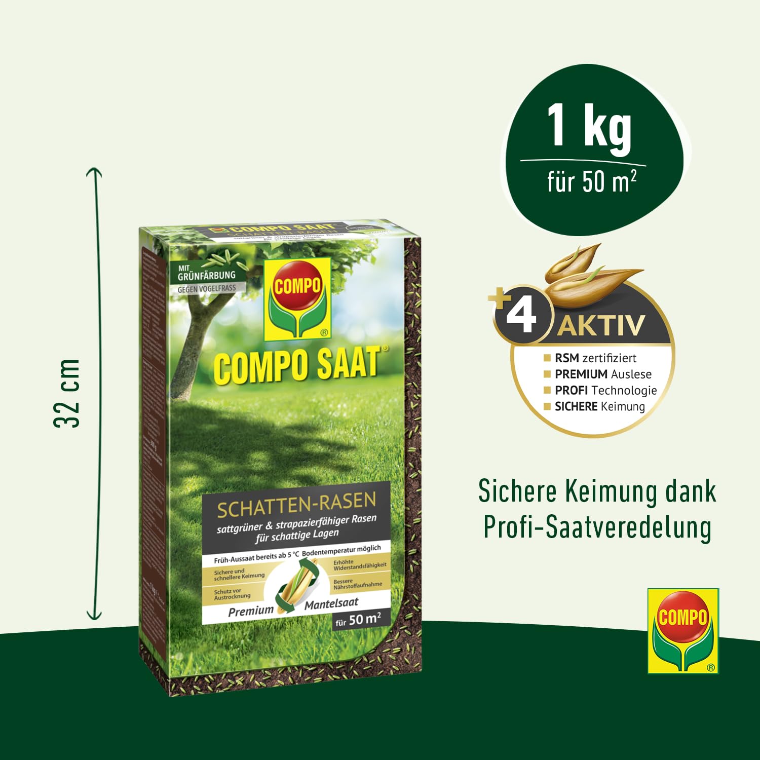 Compo SAAT Schattenrasen 1 kg