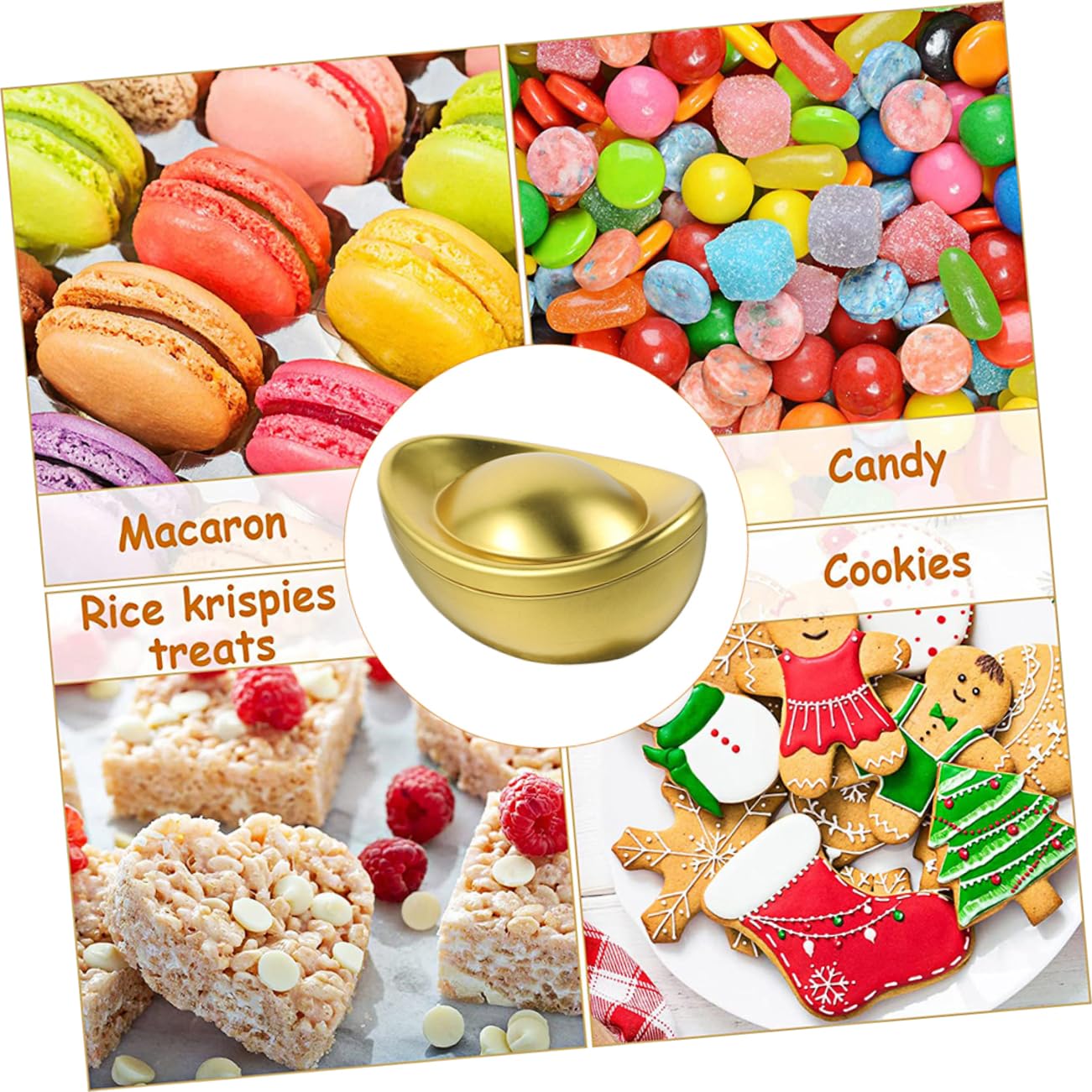 DECHOUS 16 Pz Cioccolatini Scatole Portaoggetti Decorative Barattoli Da Tè Per Tè Sfuso Barattoli Piccoli Con Coperchio Di Spezie Scatole Portaoggetti Con Coperchio