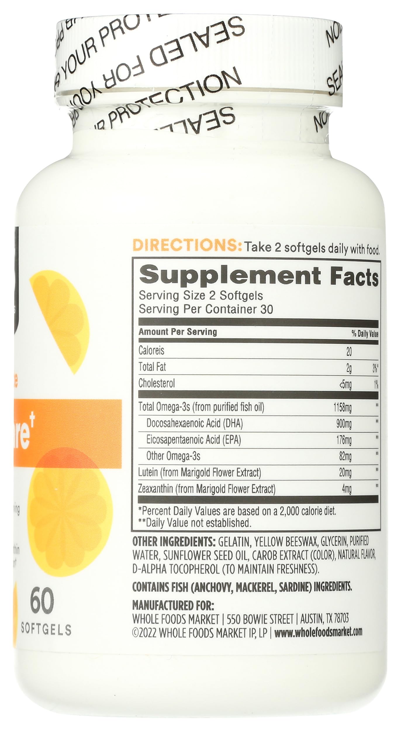 365 by Whole Foods Market, Omega Eye Care, 60 ct — Amazon image 5
