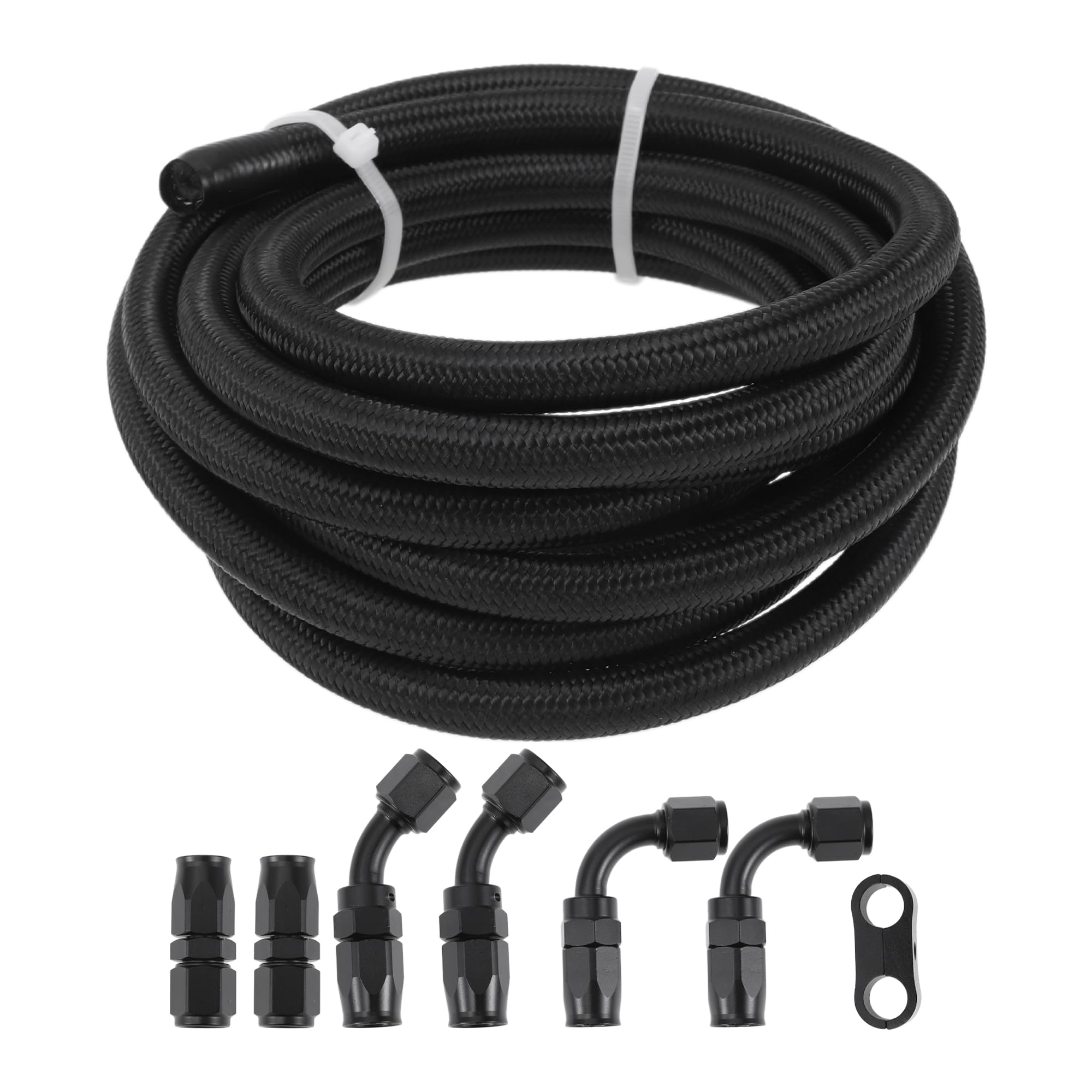 Kit tuyau de carburant AN-4 3m avec adaptateurs 45 et 90 degrés en nylon CPE