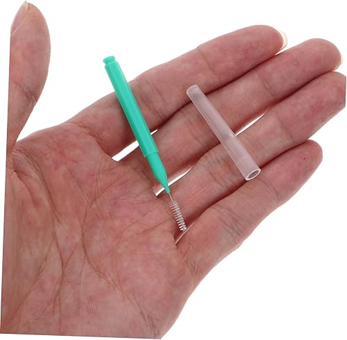 Interdental Brushes 100pcs - Green Dental Picks for Braces