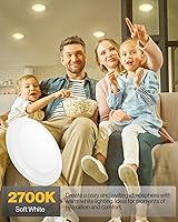 Vista 3 de Luces descendentes de disco, pack 1/24