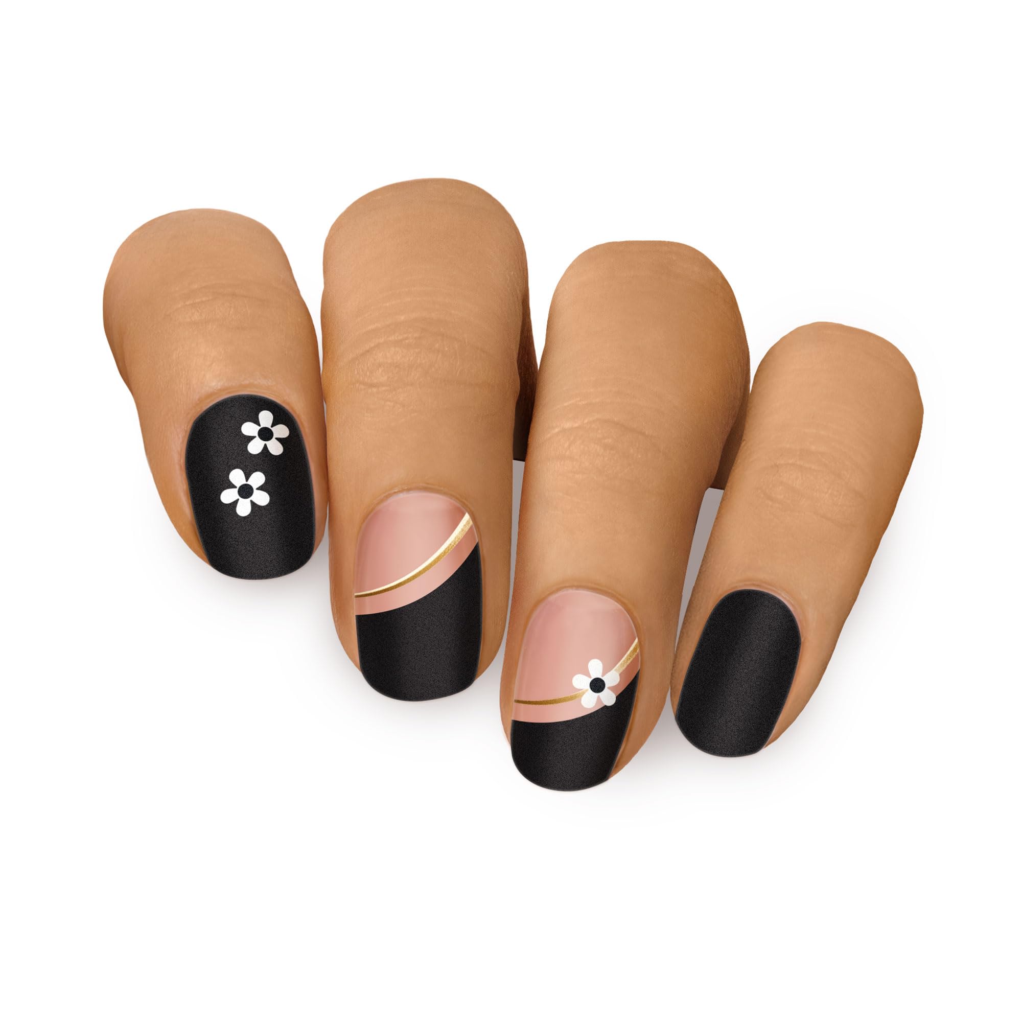 MOYOU LONDON Semi Cured Gel Nail Strips - 20 Pcs. Nail Wraps for Salon-Quality Manicure - Works with Any UV Nail Lamp - Easy to Apply, Trim, & Remove Gel Nail Stickers - Image 2