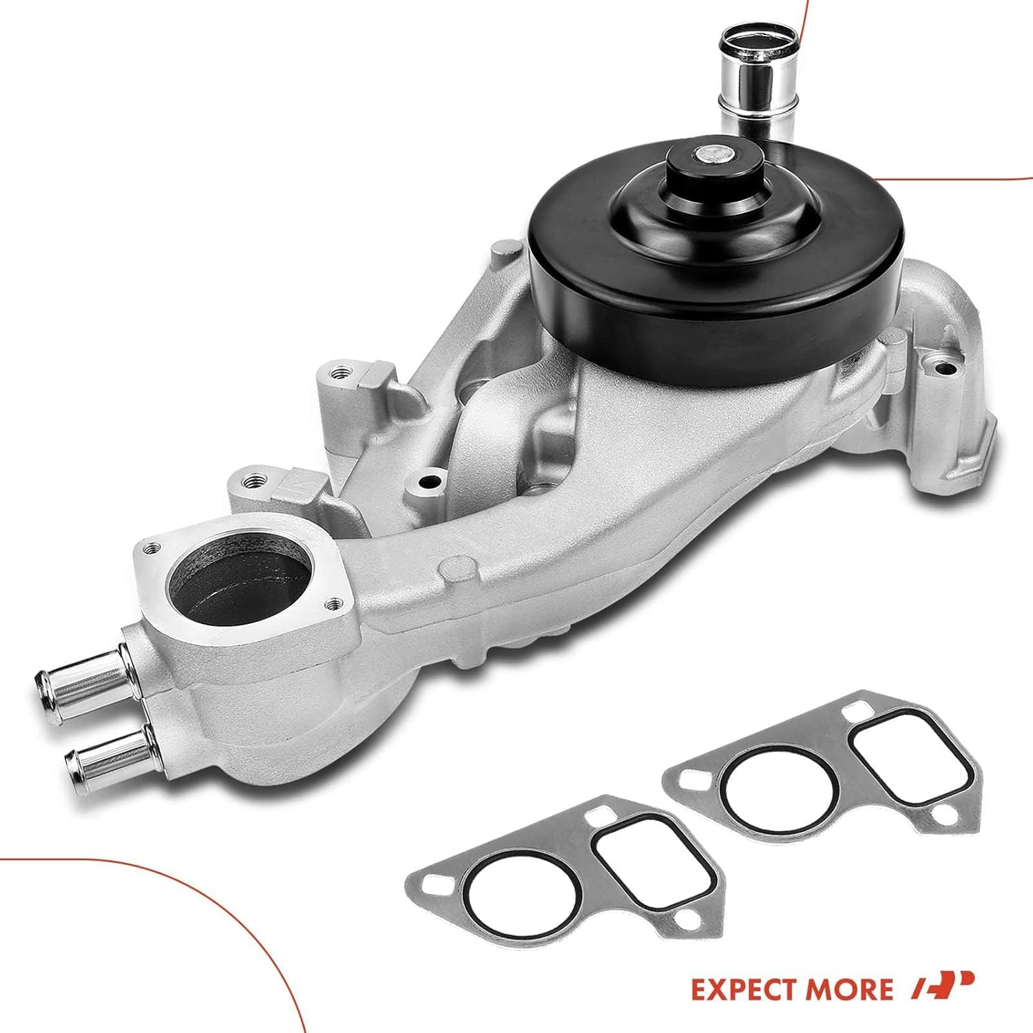 A-Premium Engine Water Pump with Gasket Compatible with Chevrolet Camaro 2010 2011 2012 2013 2014 2015 6.2L(Not for Supercharged or ZL1 Models)