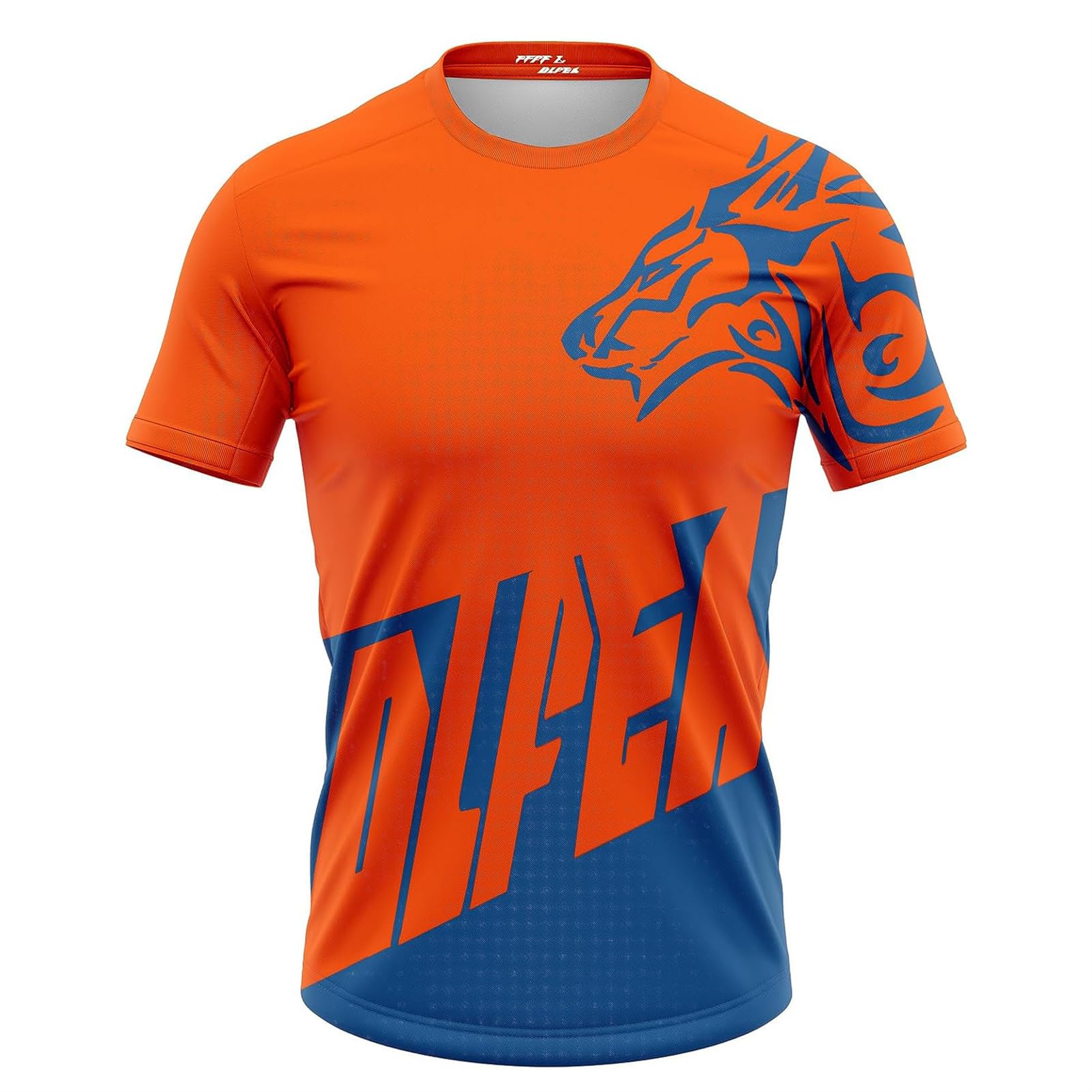FFFF & OLFEH Camiseta de Ciclismo Manga Corta Hombre Bicicleta Verano MTB