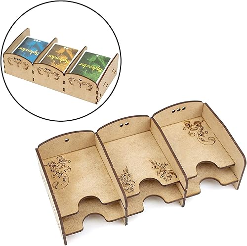 Miniatura 9 de TowerRex Organizador para juegos de mesa Splendor y expansión Cities of Splendor, inserto de almacenamiento, actualización de accesorios