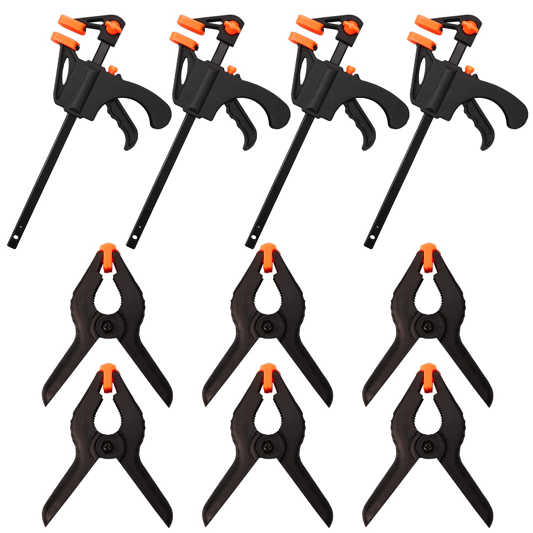 Buy Kigniote 4 Inch Quick Grip Clamps and Heavy Duty Nylon Spring