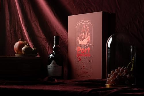 Miniatura 9 de GLASSIQUE CADEAU Vino de Oporto y Postre, Jerez, Cordial, Vasos de degustación de Aperitivo | Juego de 6 vasos pequeños de cristal de 7 onzas | Mini