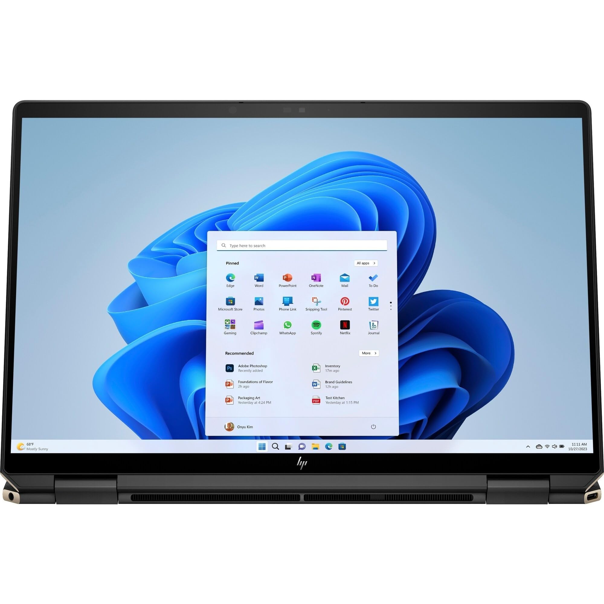 HP Spectre x360 14-eu0000sl Convertibile, Intel Core Ultra 5-125H, Intel Evo Edition, AI, RAM 16GB, SSD 1 TB, Display 13,5" Touch OLED 2.8K VRR 120Hz, Webcam 9 MP IR TNR, Windows 11, Nero