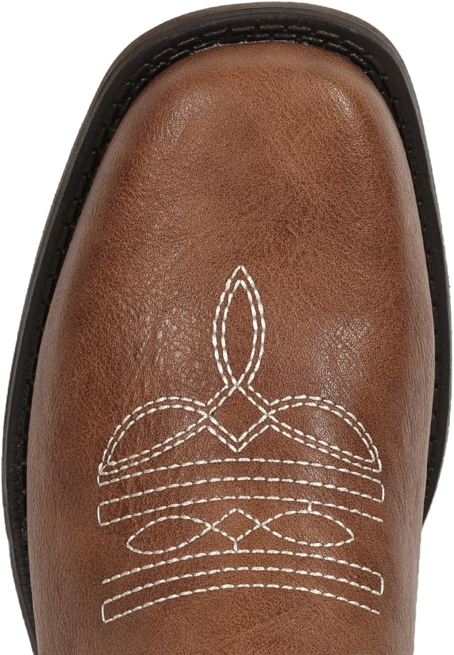 IUV Cowboy Boots For Women Sunflower Square Toe Mid Calf Western Pull On Fashion Cowgirl Boots