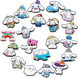 20Pcs Cartoon Shoe Decoration Charms for Clog Sandals, Cute Charms for Adults