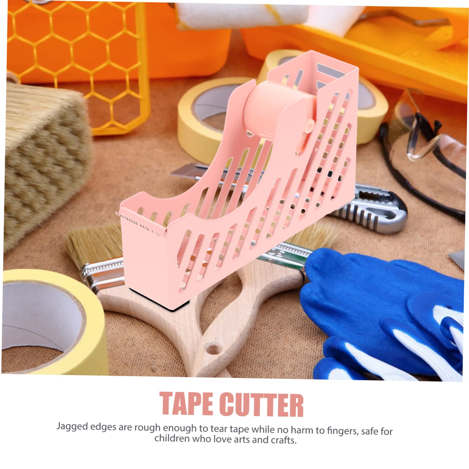3pezzi Dispenser Per Nastro Adesivo Tavolo Cutter Compatto Per Ufficio e Casa Stabile Per Taglio Facile e Nastro Adesivo e Masking Tape
