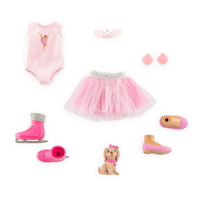 Foto 4 de 8 de Corolle Girls - Estuche Valentine Bailarina, muñeca Maniquí, 28 cm, 4 Accesorios, a Partir de 4 años…
