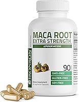 Vista 10 de Bronson Raíz de Maca Extra Lepidium Meyenii, sin OGM, 250 cápsulas vegetarianas