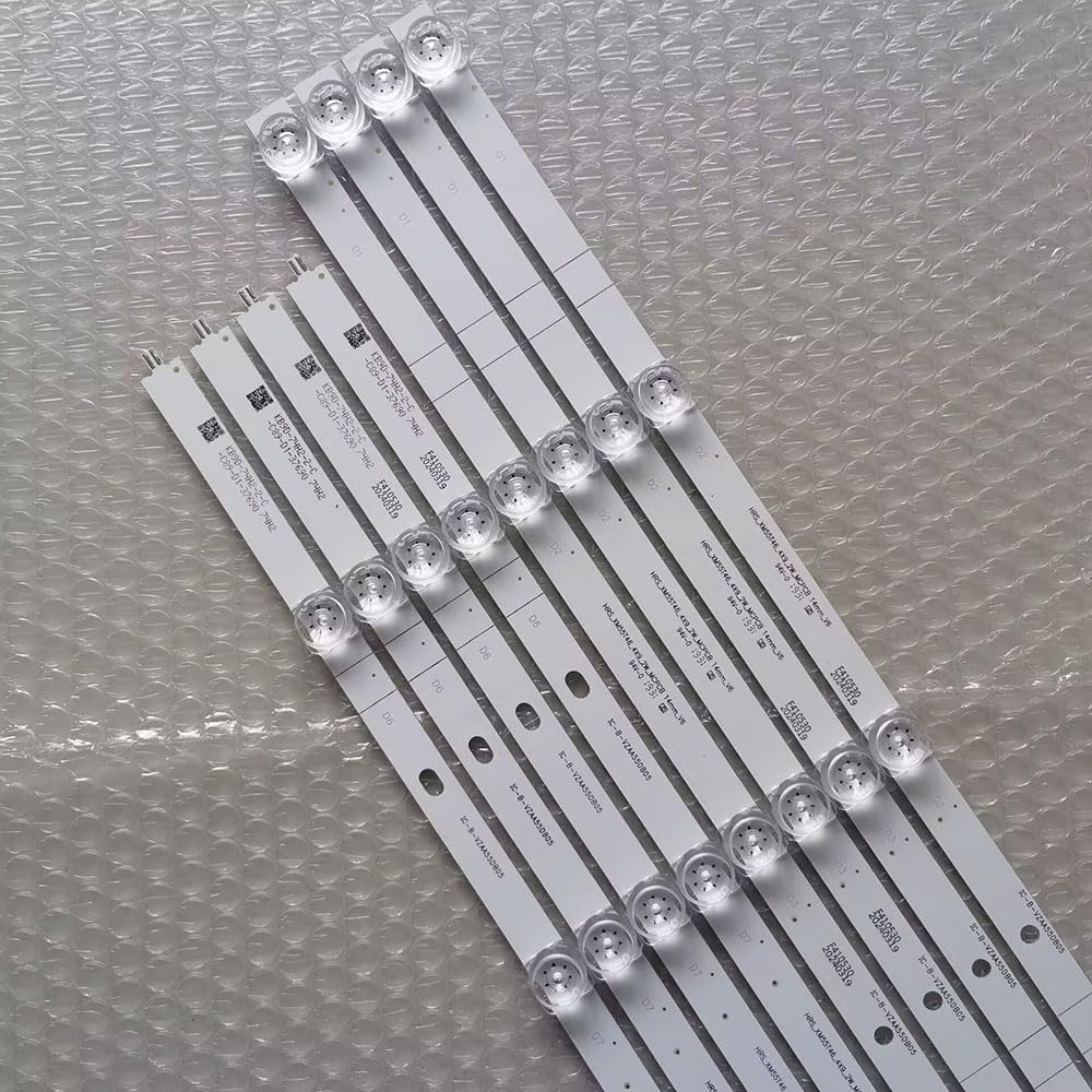 4 PCS LED Streifen Fit for UE55TU7002UXRU UN55NU7095G UN55TU7090G L55M5-EX L55M5-5S L55M5-5A HRS-XM55T46 IC-B-VZAA55DB05