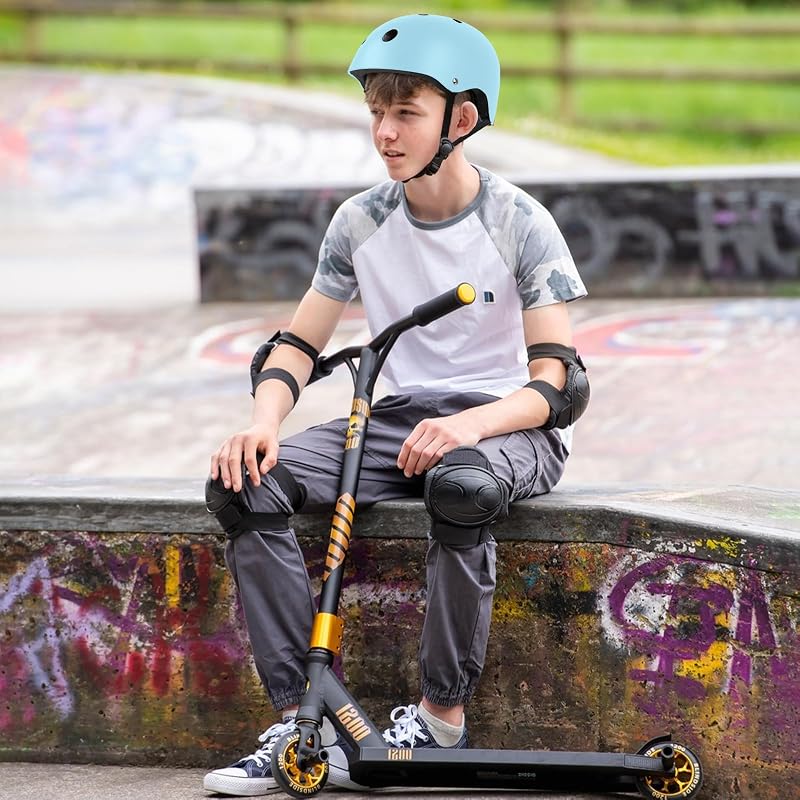LeapBeast Kerékpár Sisak, L-es méret Szellőztetett Könnyű Biztonságos Gördeszka Roller BMX Gyerek Felnőtt