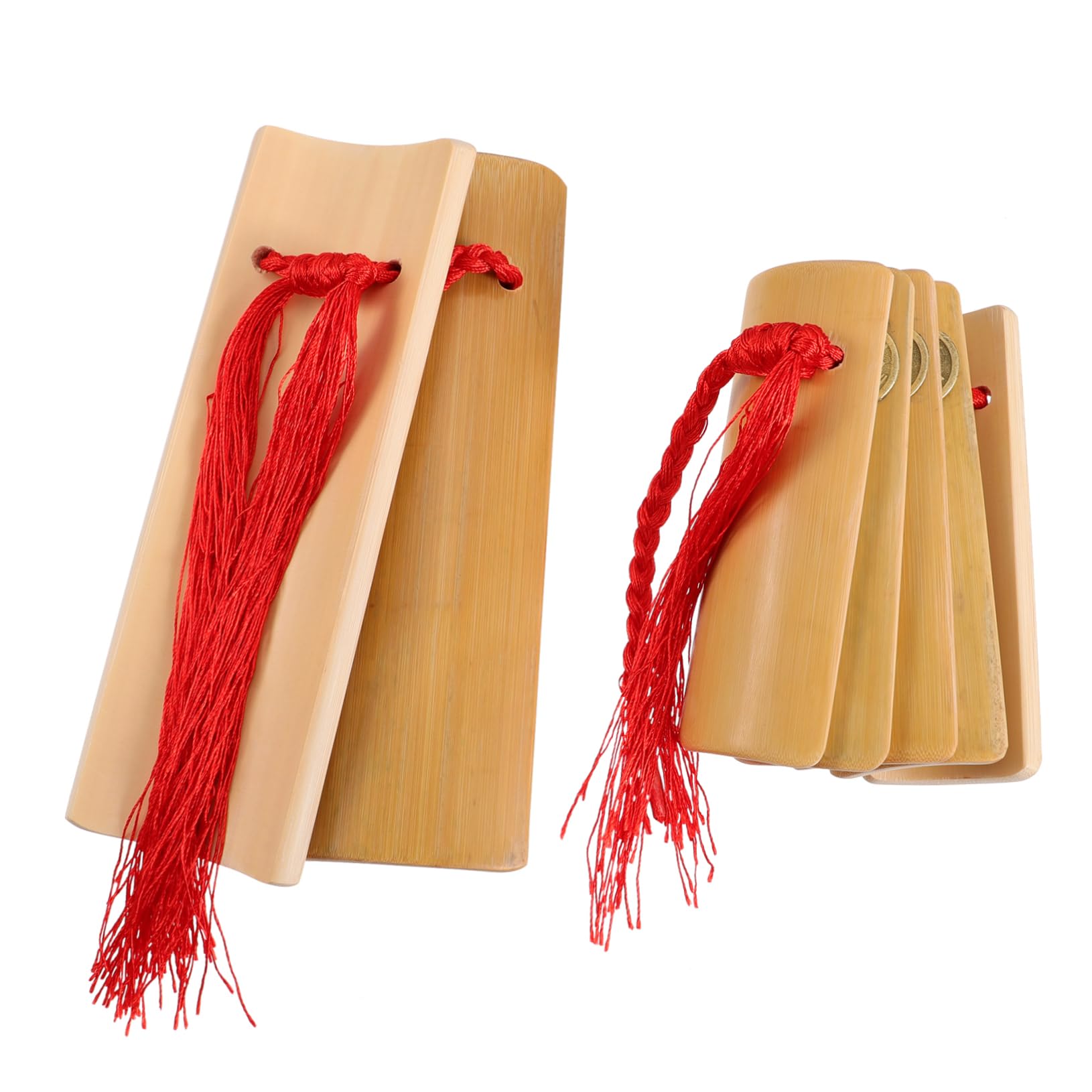 SUPVOX 1 Pair Shandong Express Board Instruments for Craft Kid Instrument Spanish Castanets Chinese Castanet Party Noisemakers Percussion Hand Percussion Bamboo Allegro