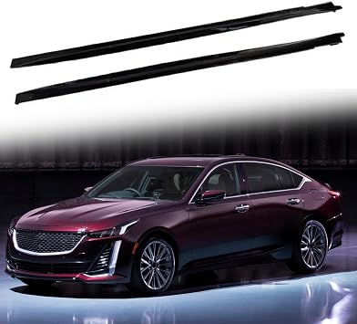 Fits for 2020-2024 Cadillac CT5 Side Skirts Styling Body Kits Rocker Panel Trim
