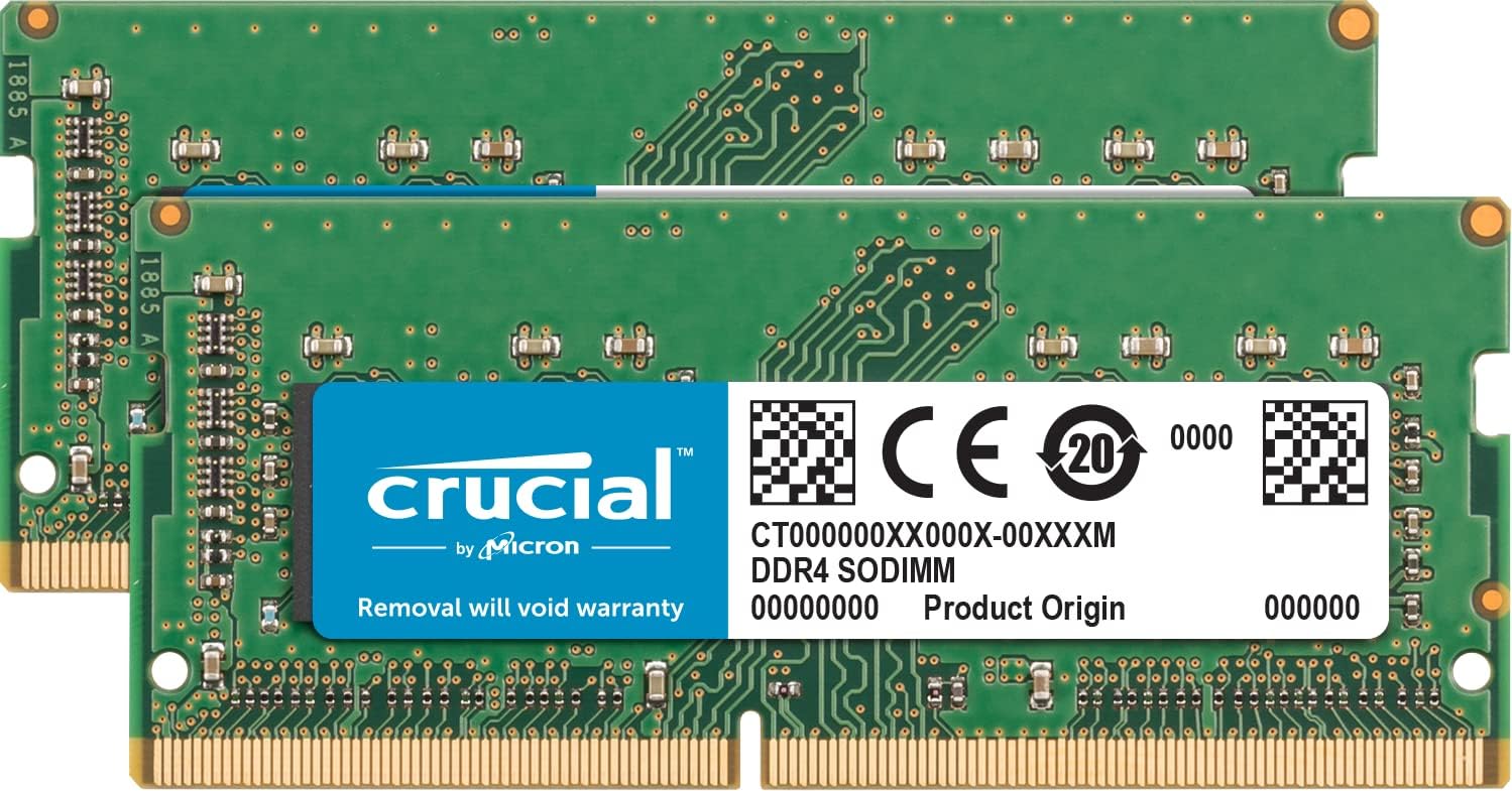 Crucial 16GB (2x8GB) DDR4 2666MT/s(PC4-21300) CL19 SODIMM 260pin CT2K8G4SFRA266