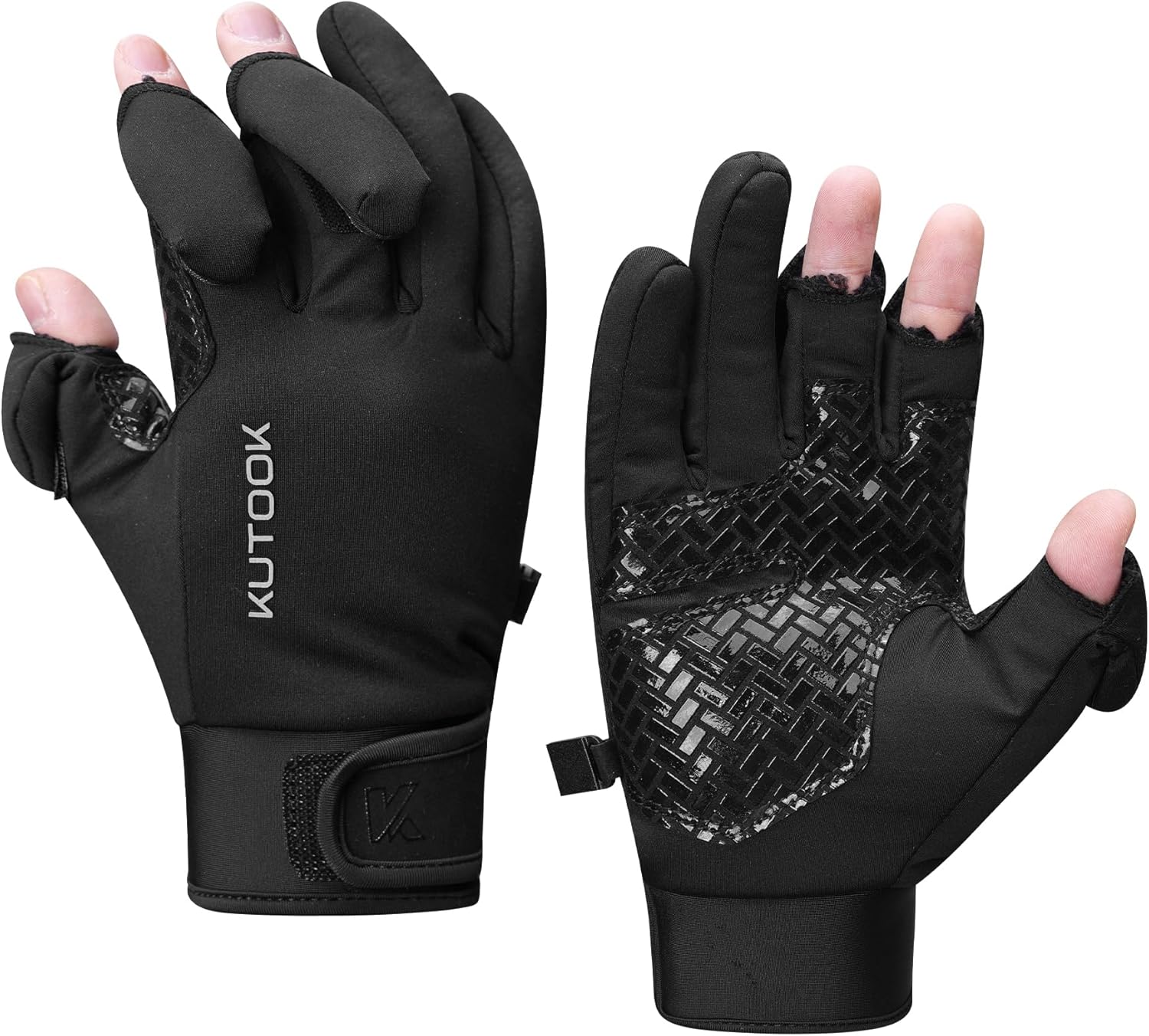 KUTOOK Winter Fishing Gloves for Men& Women Waterproof Glove Cold Weather Hunting Photography Shooting Hiking KUTOOK Winter Fishing Gloves for Men& Women Waterproof Glove Cold Weather Hunting Photography Shooting Hiking