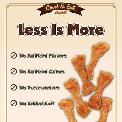 Miniatura 4 de Gootoe Tendones de Pavo para Perros - Completamente Naturales, Golosinas Hipoalergénicas para Perros, Alternativa al Cuero Crudo, Masticables de