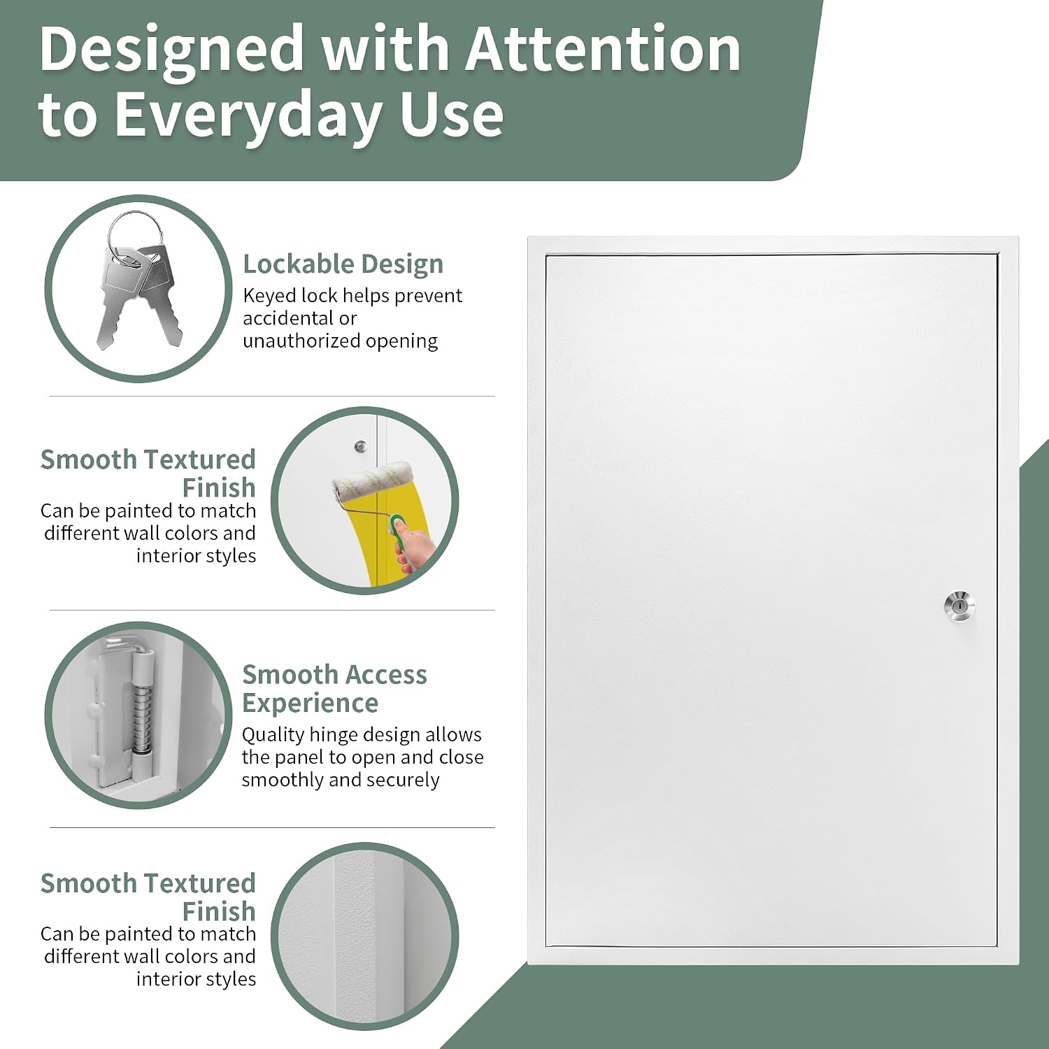 24" x 36" Flush Mount Access Panel for Drywall