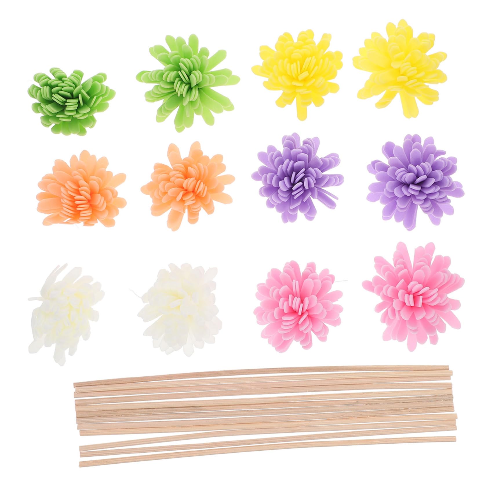 Beaupretty 12pcs Scented Reed Diffuser Sticks Flameless Reeds for Fragrance for Home Office and Hotel Use Lightweight and Portable Refreshing