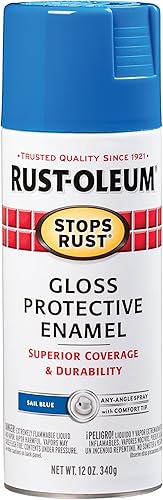 Vista 30 de Rust-Oleum 7776830 - Pintura en aerosol para prevención del óxido, 12 onzas, negro plano