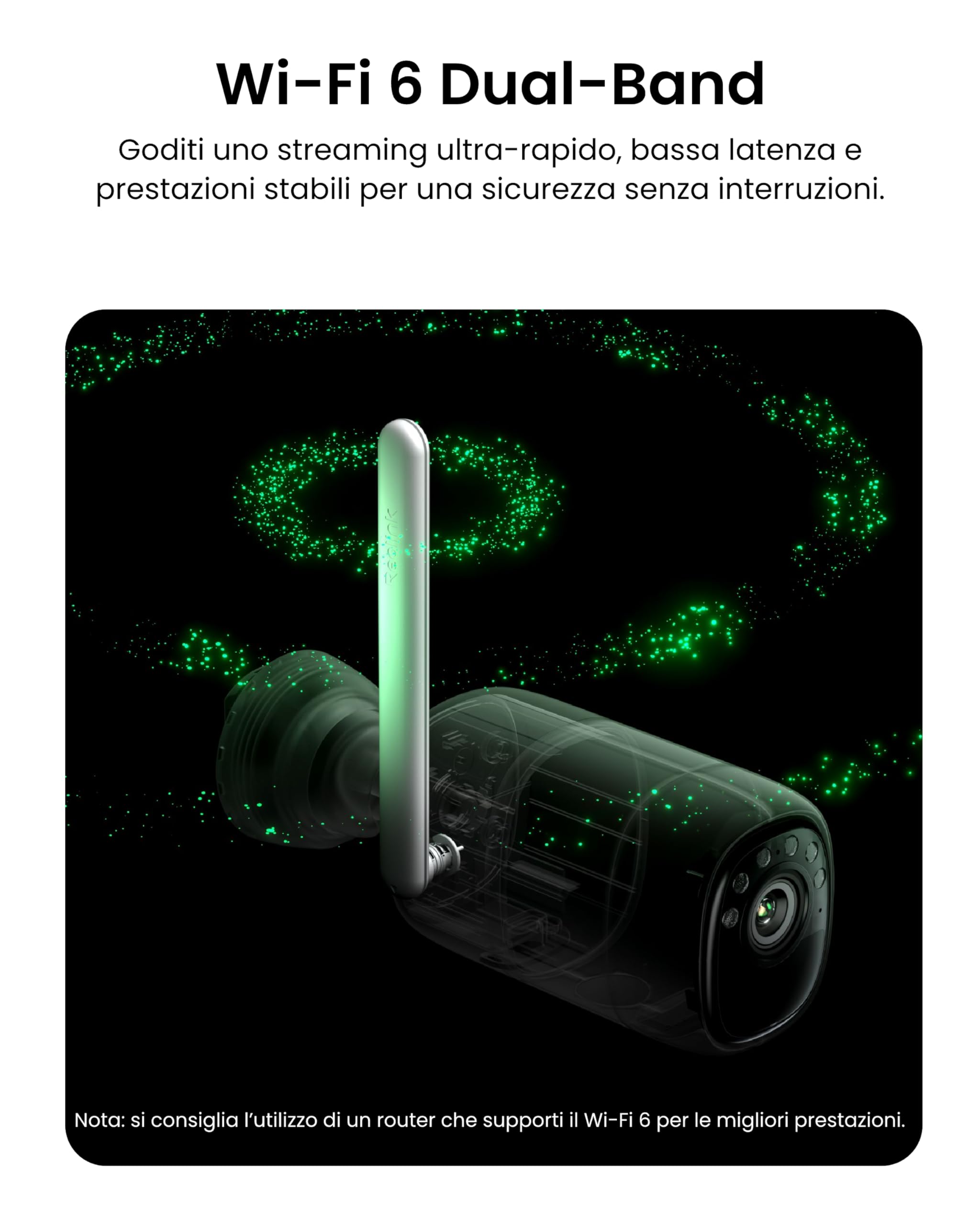Reolink Altas, Telecamera WiFi Esterno Senza Fili 2K con Pannello Solare | Pre-registrazione, 4MP Visione Notturna ColorX, Batteria 20000mAh, AI Persone/Veicoli/Animali, 5GHz per Sorveglianza Esterna